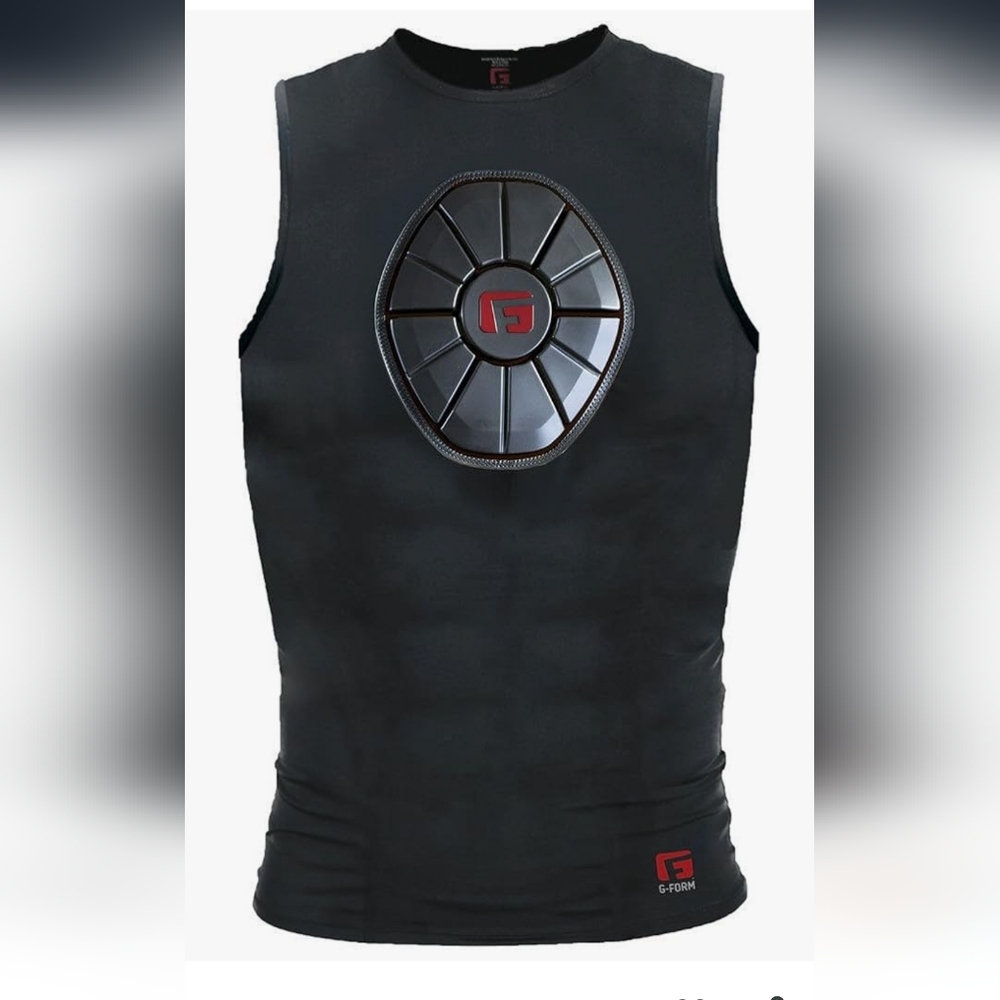 G-Form Black Baseball Pro Sternum Compression Shirt‎